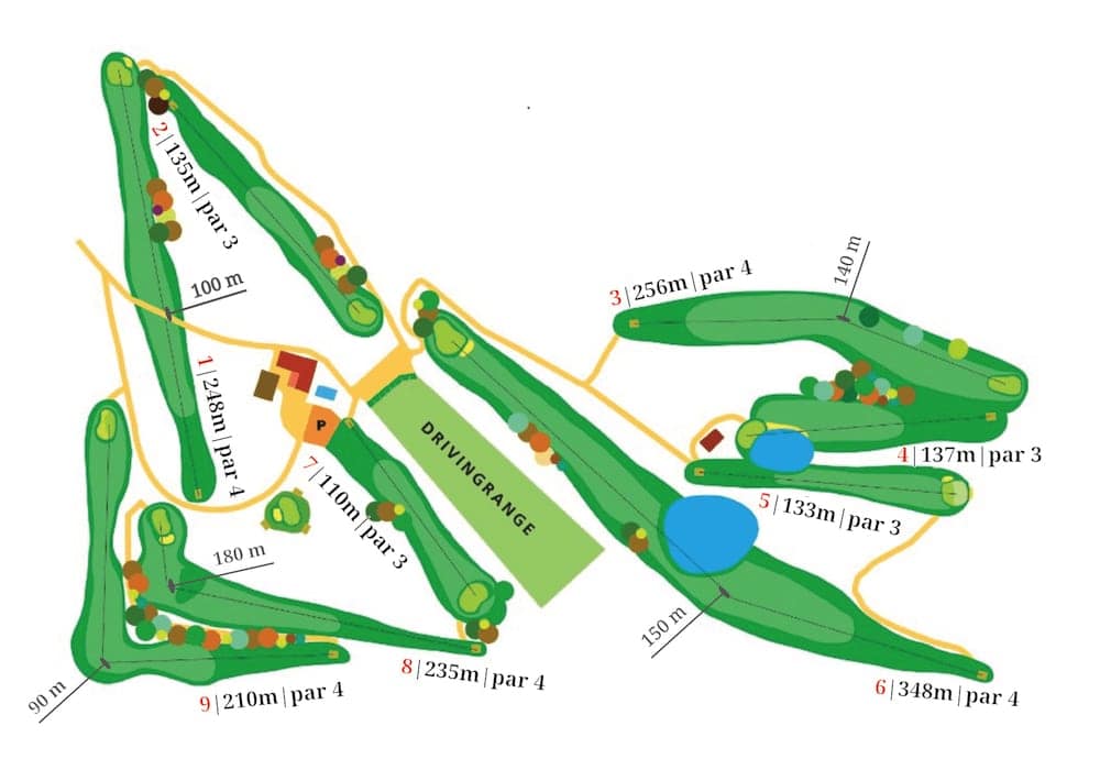 Golfkaartje voorkant